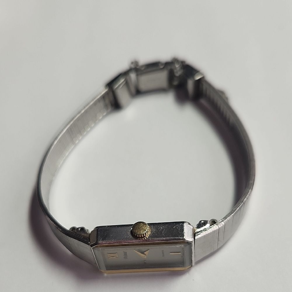 Pulsar Women's Two-Tone Rectangular Watch - Picture 2 of 5